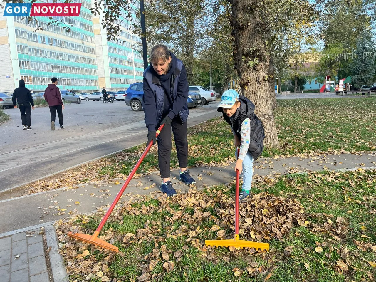 Коллектив «Городских новостей» на субботнике.
Дмитрий Попугин