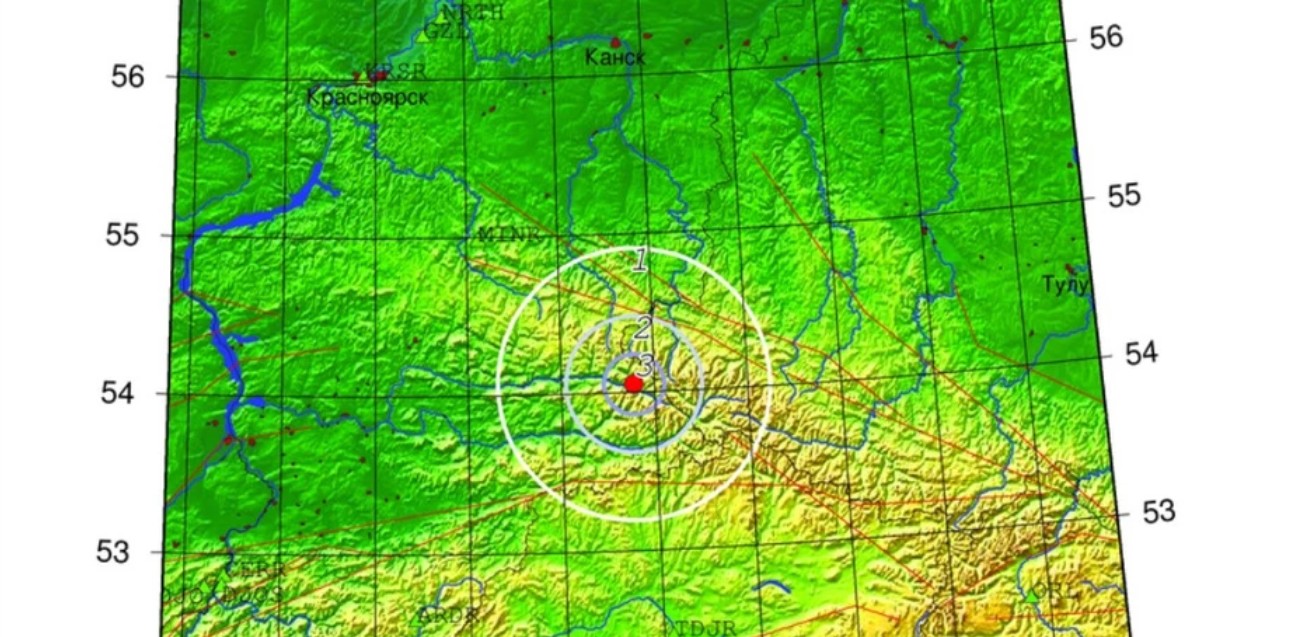 На юго-востоке Красноярского края произошло землетрясение магнитудой 3,3