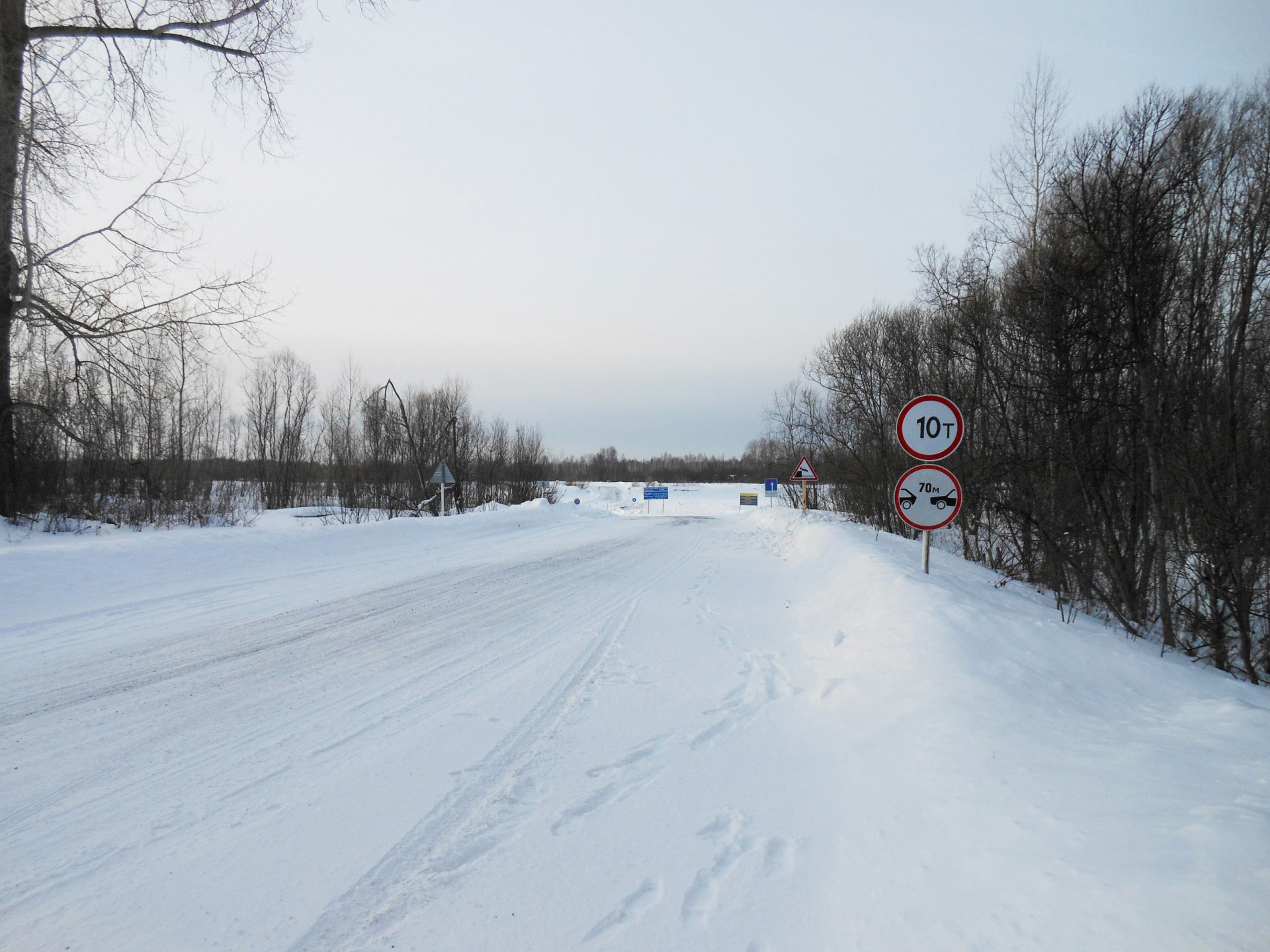 В Красноярском крае открыли три ледовые переправы на реке Чулым
