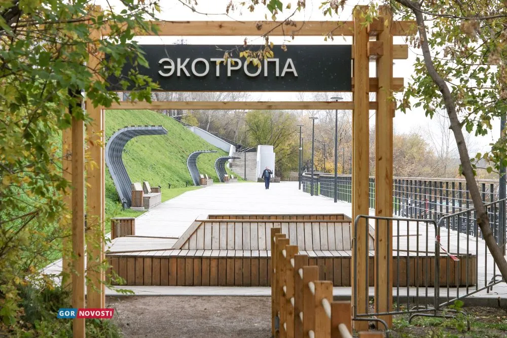 В Красноярске завершился второй этап благоустройства набережной имени Хазрета Совмена