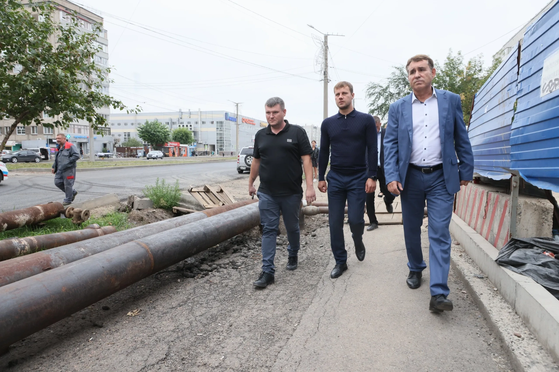 В Красноярске на улице Щорса закончили укладку асфальта