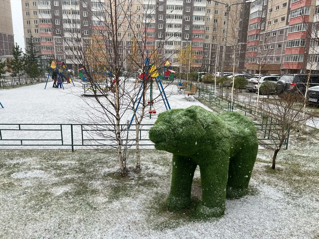 Последний день октября в Красноярске будет холодным и снежным