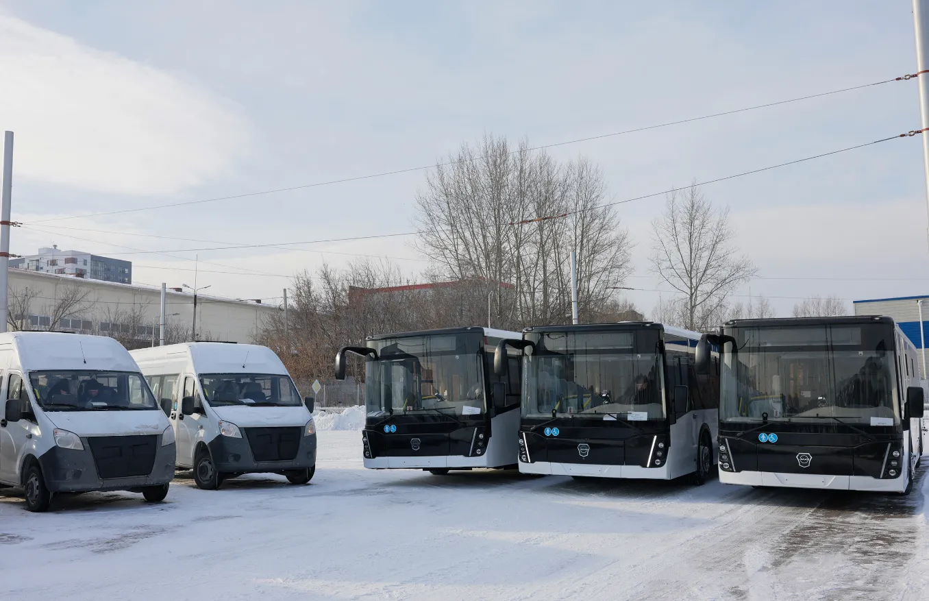 Красноярский край получил 93 новых автобуса