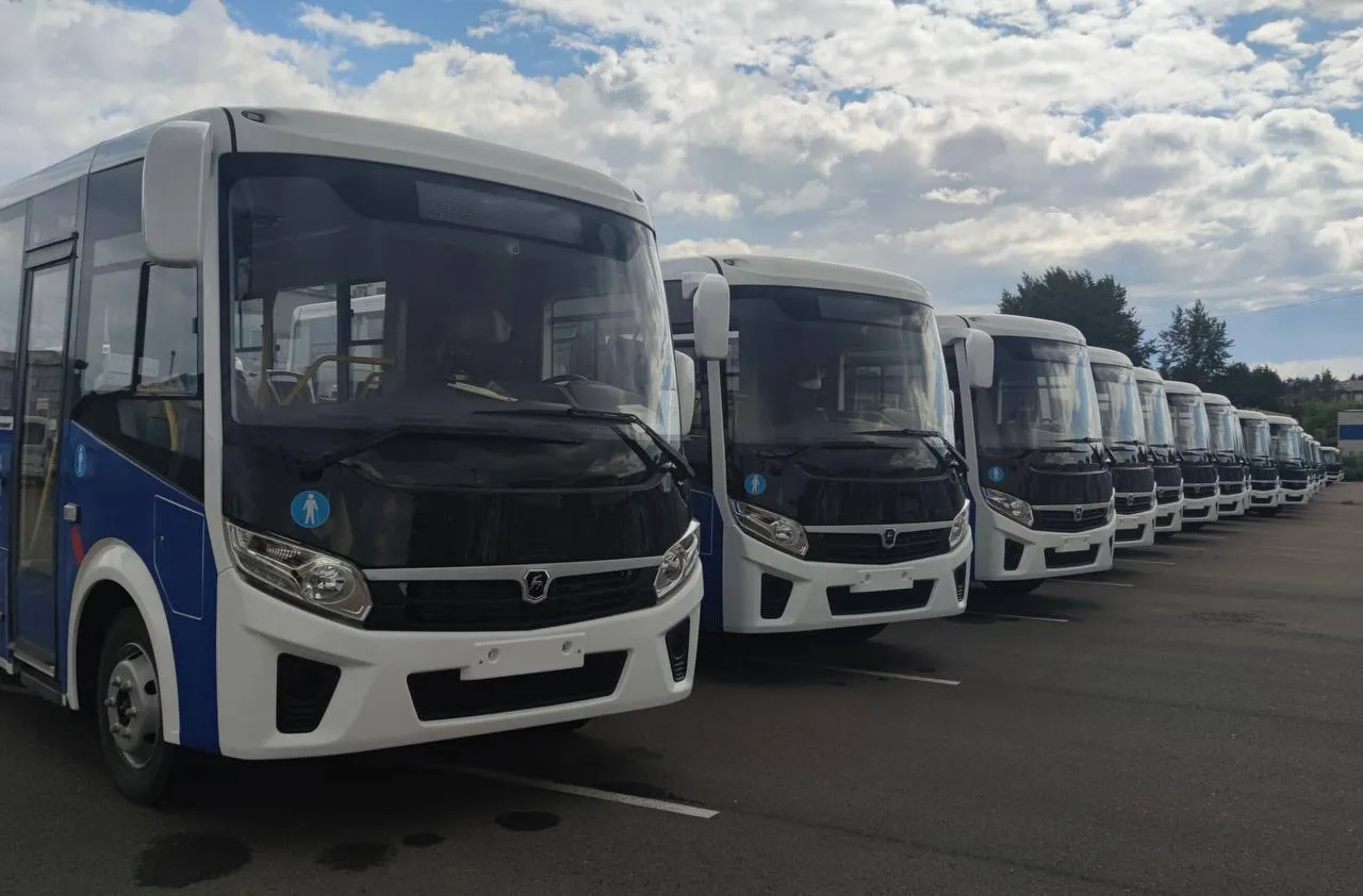 В Красноярский край доставили еще 146 новых автобусов