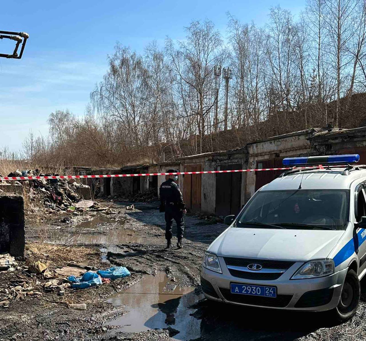 В Красноярске нашли скотомогильник в гаражном массиве на Лесопильщиков