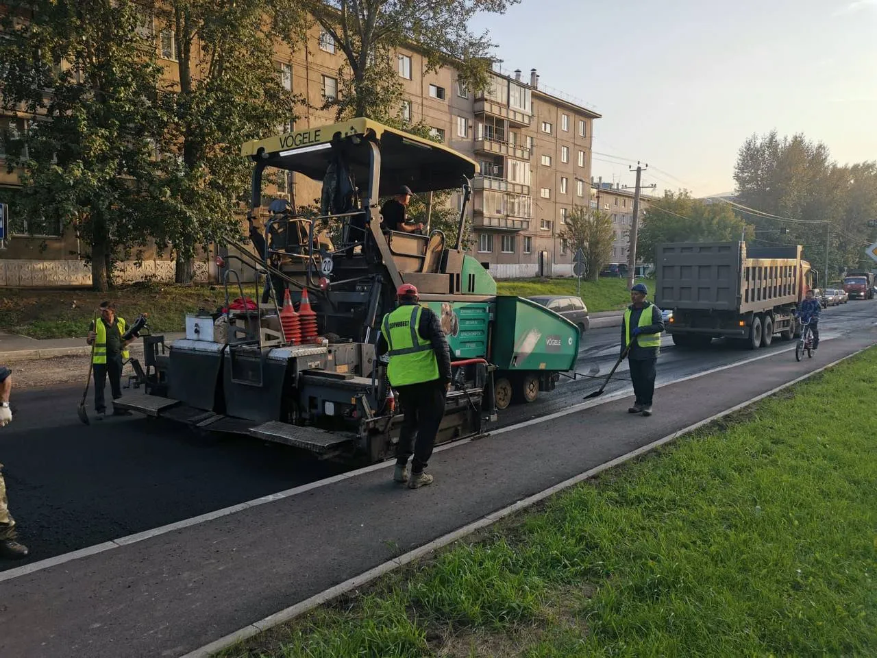 В Красноярске подрядчикам грозят штрафы за сорванные сроки дорожного ремонта