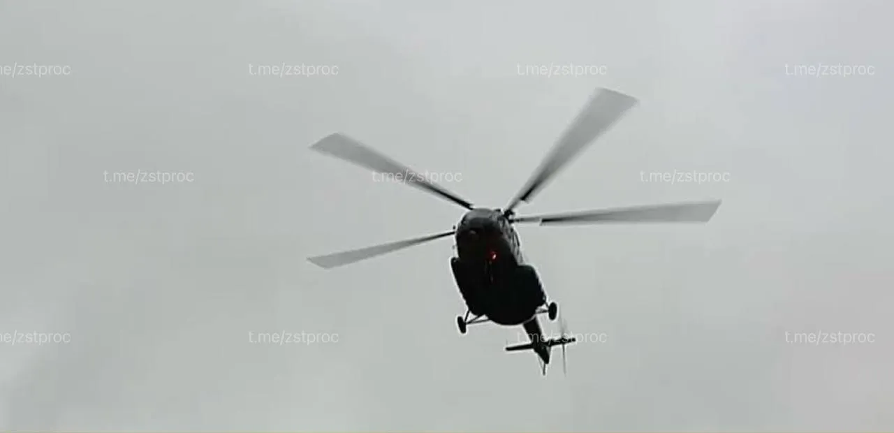 В Красноярском крае вертолёт совершил незапланированную посадку