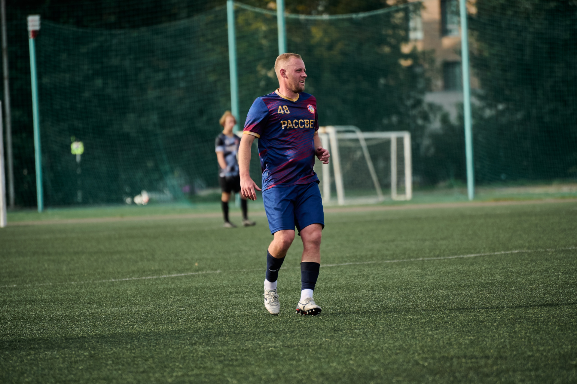 Играющий главный тренер «Рассвета» Евгений Фальковский. Фото: ФК «Рассвет» | ВКонтакте