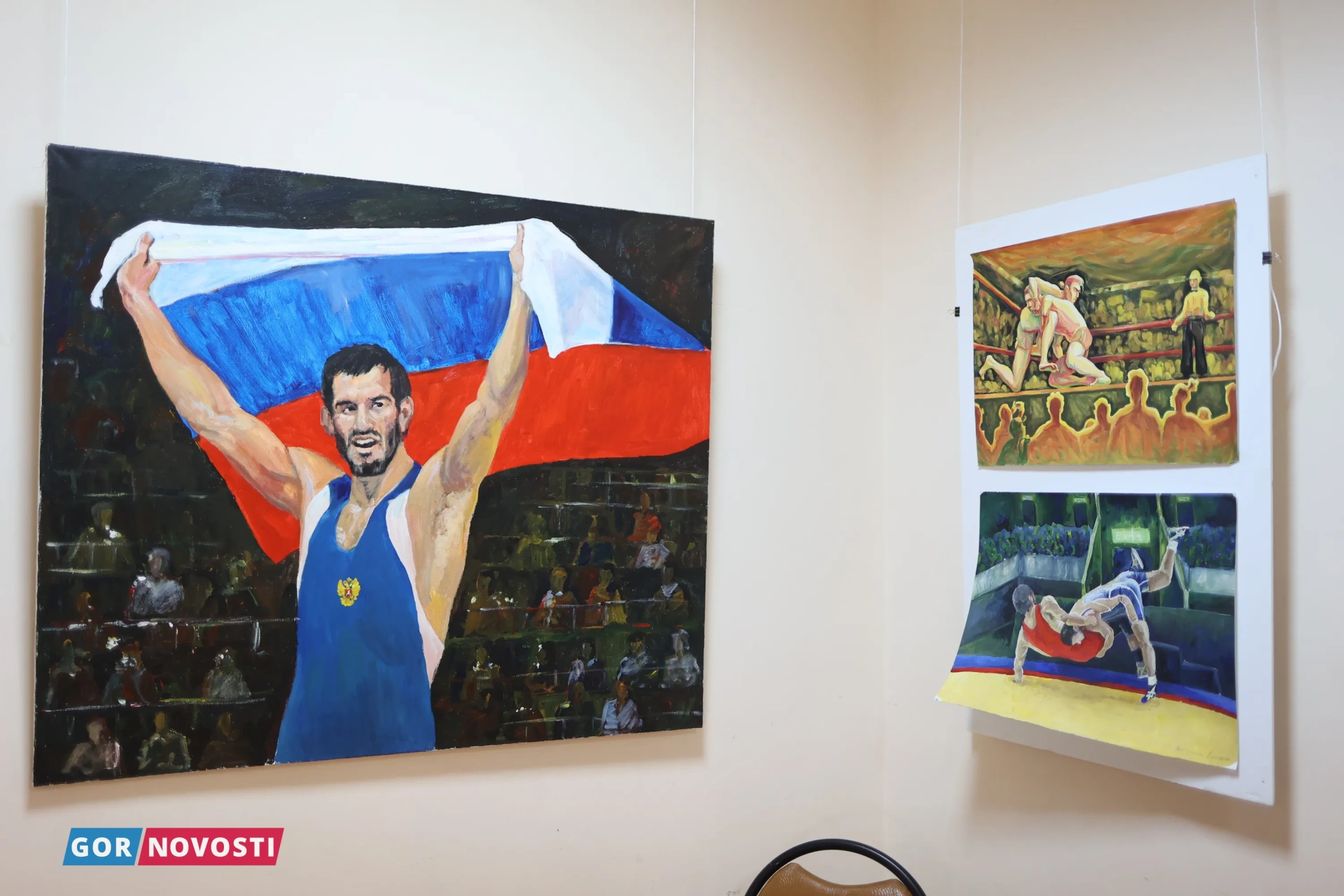 В Красноярске открылась выставка «Эстетика спорта»