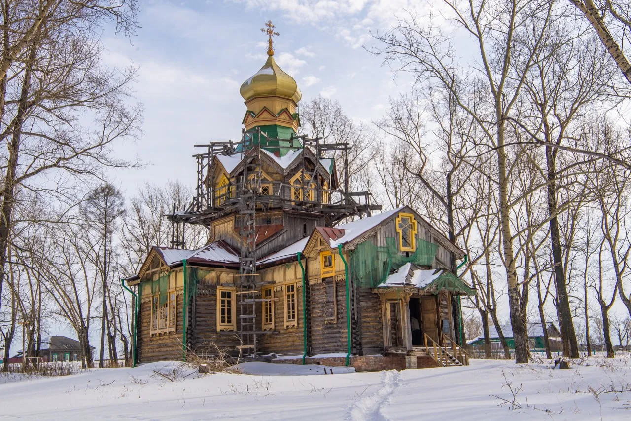 В Красноярском крае восстановят Ольгинскую церковь XIX века