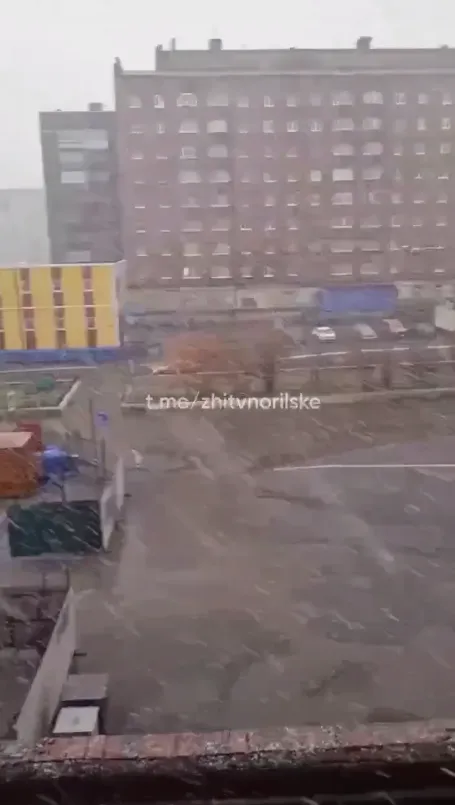 В Красноярском крае выпал первый снег