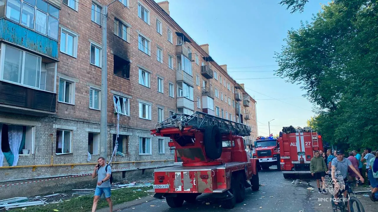 В Канске в жилом доме произошел взрыв газа