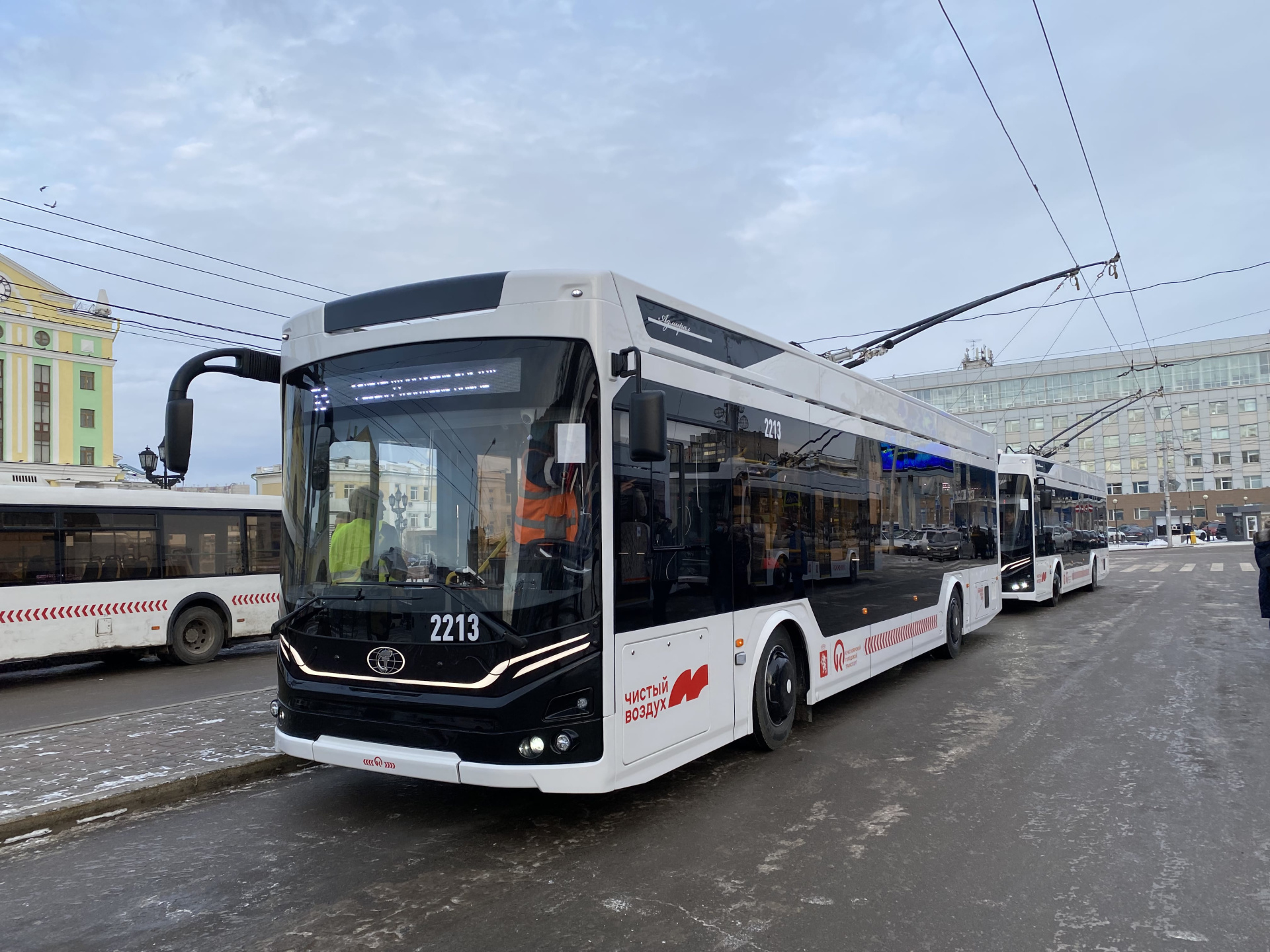 В Красноярск до конца 2022 года доставят еще 12 троллейбусов «Адмирал»