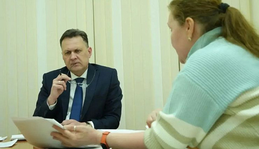 Глава Красноярска Сергей Верещагин провёл первый личный приём граждан