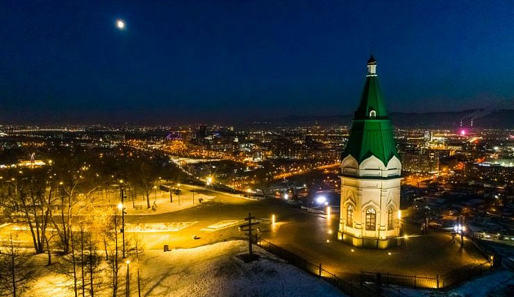 К часовне на Караульной горе в Красноярске построят новую туристическую лестницу