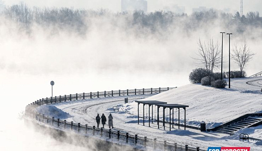 Первая рабочая неделя 2026 года в Красноярске начнется с сильных морозов