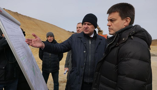 Новую дорогу в красноярский Солнечный строят с опережением графика 