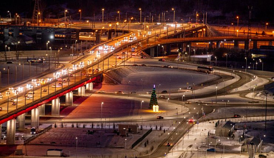 Новый год в Красноярске начнется с плюсовых температур