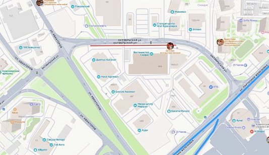 На участке Октябрьской в Красноярске навсегда запретят остановку транспорта