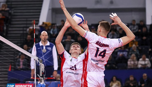 Волейбольный «Енисей» уступил московскому «Динамо»