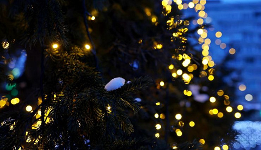 Новогодняя ночь в Красноярске будет тёплой, но ветреной