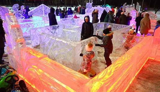 Ледовый городок на острове Татышев выполнят в тематике «Новый Русский стиль»
